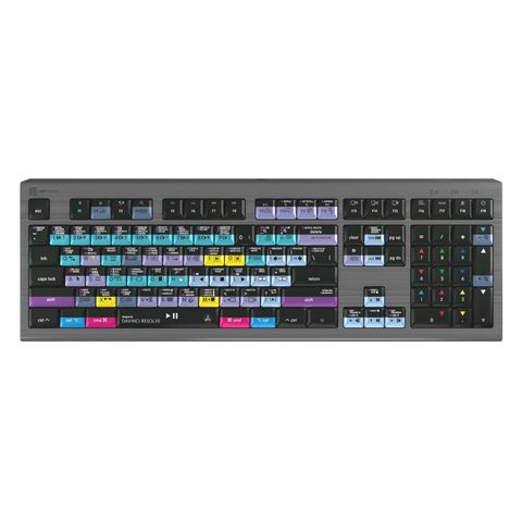 LogicKeyboard DaVinci Resolve Astra2 Backlit Keyboard for Mac