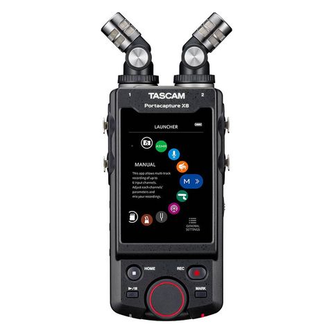 Tascam PORTACAPTUREX8 8-Channel 32-Bit Float Portable Audio Recorder