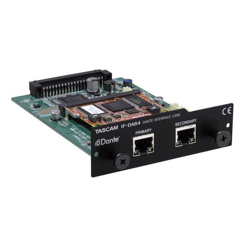Tascam IF-DA64 64-In/64-Out Dante Interface Card