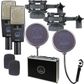 AKG C414XLS-ST Matched Pair Large Diaphragm Microphone Set w/Case