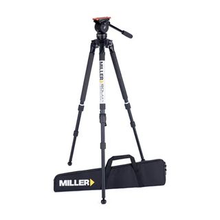 Miller Tripod System AIRV Solo 2 Stage Alloy and Soft Bag