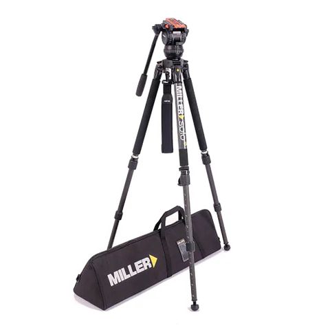 Miller Tripod System Versa CXV6 Solo-Q 75 2 Stage Carbon Fibre