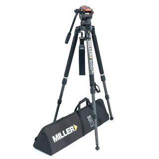 Miller Tripod System Versa CXV10 Solo-Q 100 2 Stage Carbon Fibre & Bag