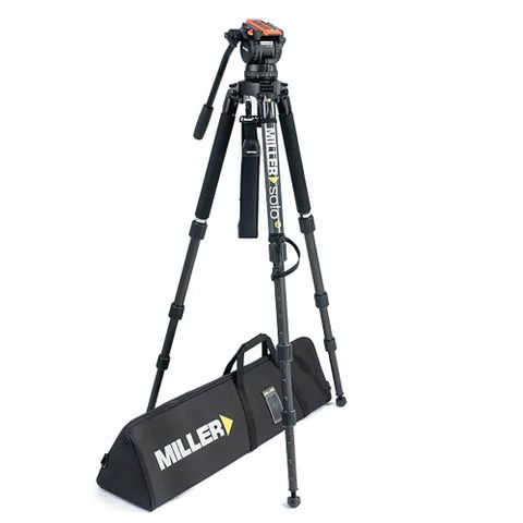 Miller Tripod System Versa CXV10 Solo-Q 100 3 Stage Carbon Fibre & Bag