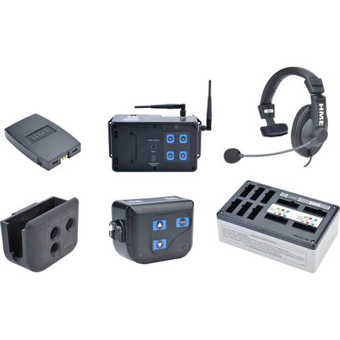 Clear-Com CZ11433 4-Up 4 User DX100 2.4GHz Wireless Intercom System