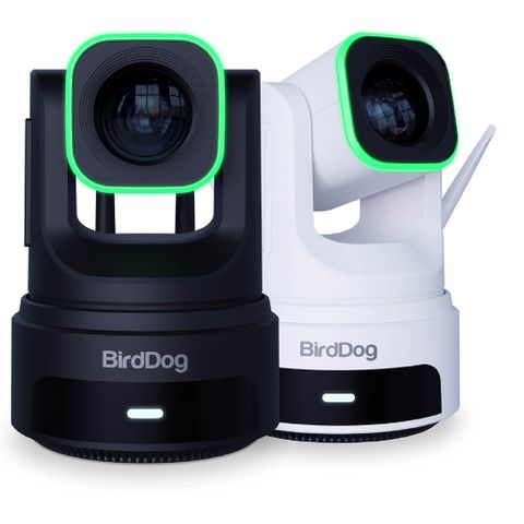 BirdDog X4 Ultra 4K PTZ Camera with AI Tracking Black and White