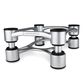 Iso Acoustics APERTA 200 Speaker Isolation Stands Black or Silver Alum