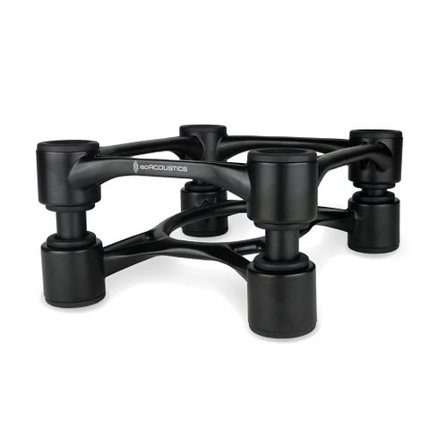 Iso Acoustics APERTA 100 Speaker Isolation Stands Black or Silver Alum