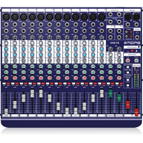 Midas DM16 16 Channel Analog Mixer