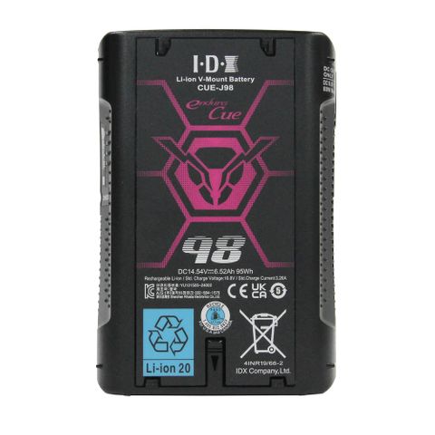 IDX CUE-J98 95Wh Li-Ion V-Mount Battery w 1x D-Tap