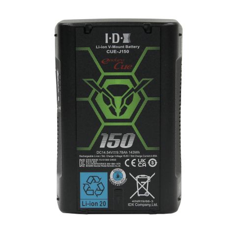 IDX CUE-J150 143Wh Li-Ion V-Mount Battery w 1x D-Tap