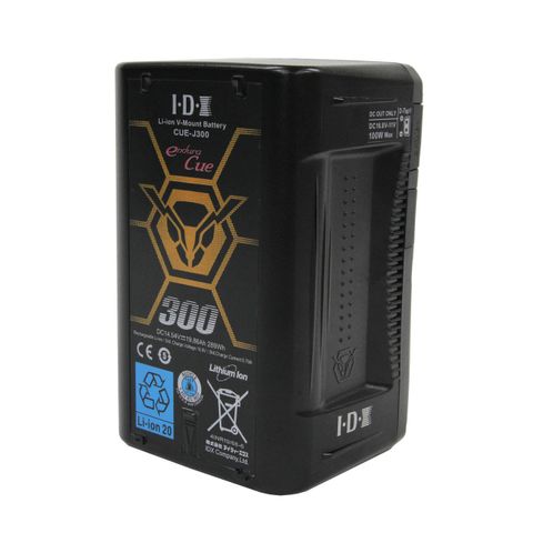 IDX CUE-J300 286Wh High-load Li-Ion V-Mount Battery W 2x D-Tap