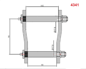 PEDDERS SHACKLE KIT