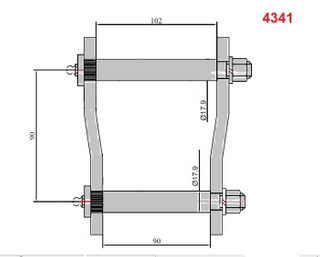 PEDDERS SHACKLE KIT