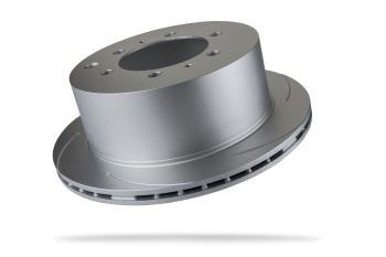 Slotted Geomet Coated Rotor