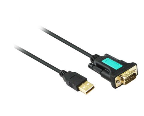 1m USB to DB9 male RS232 serial adapter with FTDI chipset