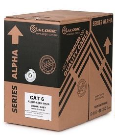 305m Reel Cat6 blue solid 23AWG PVC Severedge ethernet cable