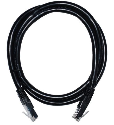 3m Cat6 black outdoor Telco Wildcat ethernet cable