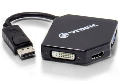 Alogic 3-in-1 DisplayPort to HDMI DVI VGA adapter