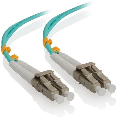 LC to LC OM4 Multimode Duplex Fibre Lead 15 Metre