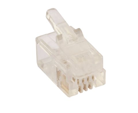 RJ9 4P4C Flat stranded modular plug connector