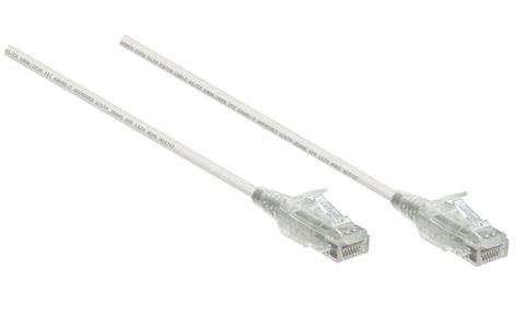 3m Cat6 White ultra-slim LSZH UTP ethernet cable
