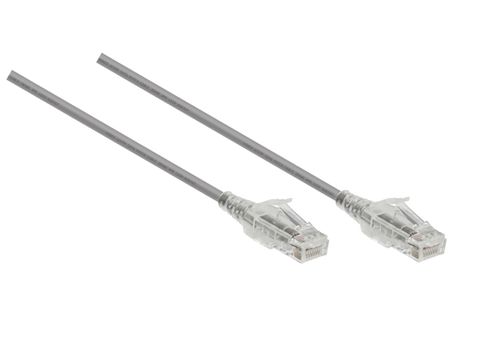 3m Cat6 Grey ultra-slim LSZH UTP ethernet cable