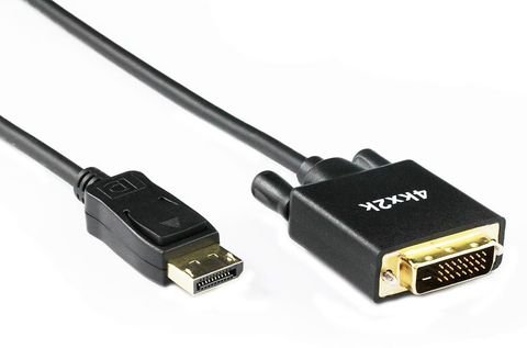 Konix Active DisplayPort to DVI-D 4K2K cable M-M - 1m