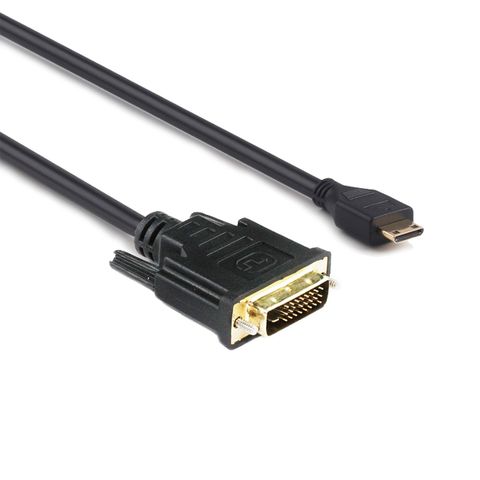 Mini-HDMI to DVI-D Konix Cable - 3m