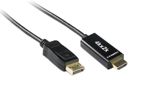 1m Active DisplayPort to HDMI cable M-M