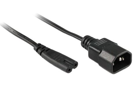 IEC7 to IEC14 cables black