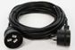 Mains power extension lead 10A Black - 5M