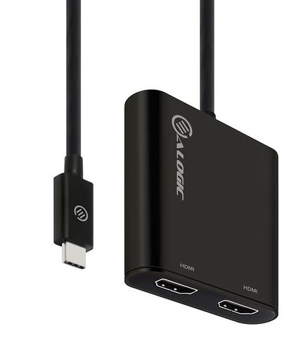 USB-C to Dual HDMI 2.0 Adapter - 4K - 30 Hz - Windows Compatible
