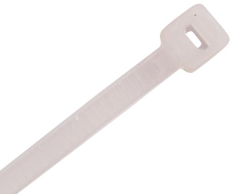 Nylon cable tie natural 140x3.5mm 100 pk