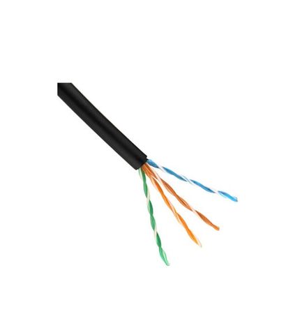 Cat6 black per mtr stranded LSZH UTP patch lead