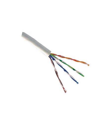 Cat6 white per mtr stranded LSZH UTP patch lead