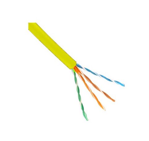 Cat6 yellow per mtr stranded LSZH UTP patch lead