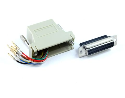DB25 Female to RJ45 adapter