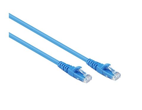 0.25m CAT6 Blue UTP Konix Ethernet Cable