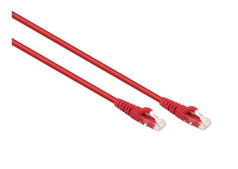 1.5m CAT6 Red UTP Konix Ethernet Cable