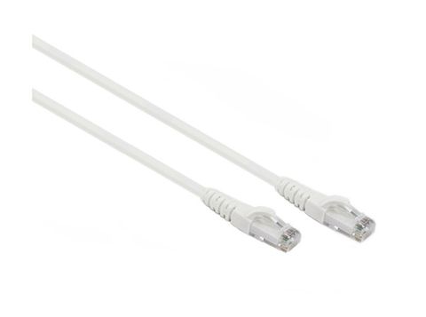 0.5m CAT6 White UTP Konix Ethernet Cable