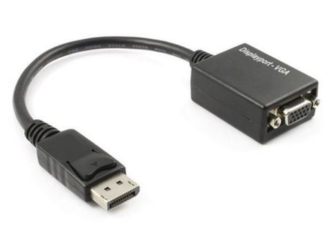 Konix 15cm DisplayPort to VGA adapter V1.1 M-F