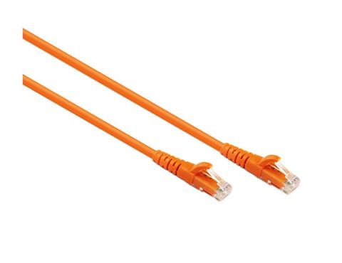 1m CAT6 Orange UTP Konix Ethernet Cable