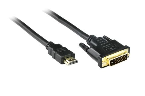 HDMI to DVI-D cable M-M - 1M