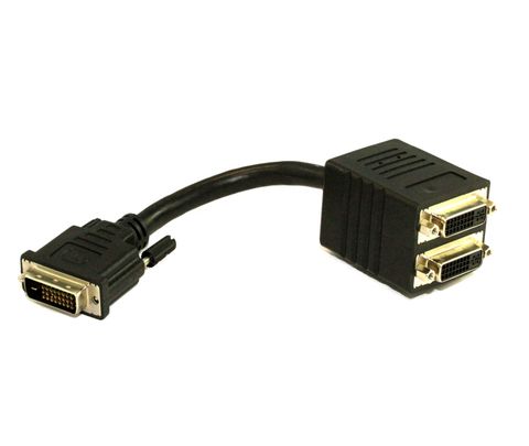 Konix DVI-D Dual link splitter cable adapter