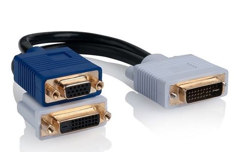 DVI-I to DVI-D/VGA splitter cable Wyse compatible
