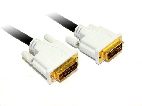 15m DVI-D dual link cable 24AWG M-M