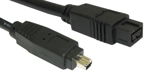 2M Firewire 1394B 9Pin/4Pin Cable