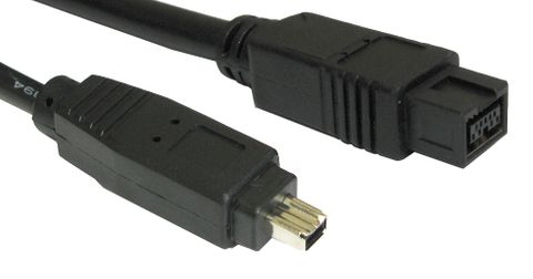 2M Konix 9P/4P Firewire 800 1394B Cable