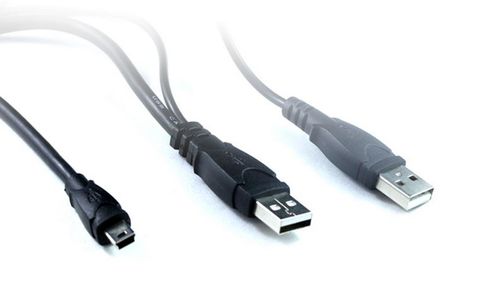 1M USB 2.0 Data/Power Charging Cable for 2.5" external enclosures